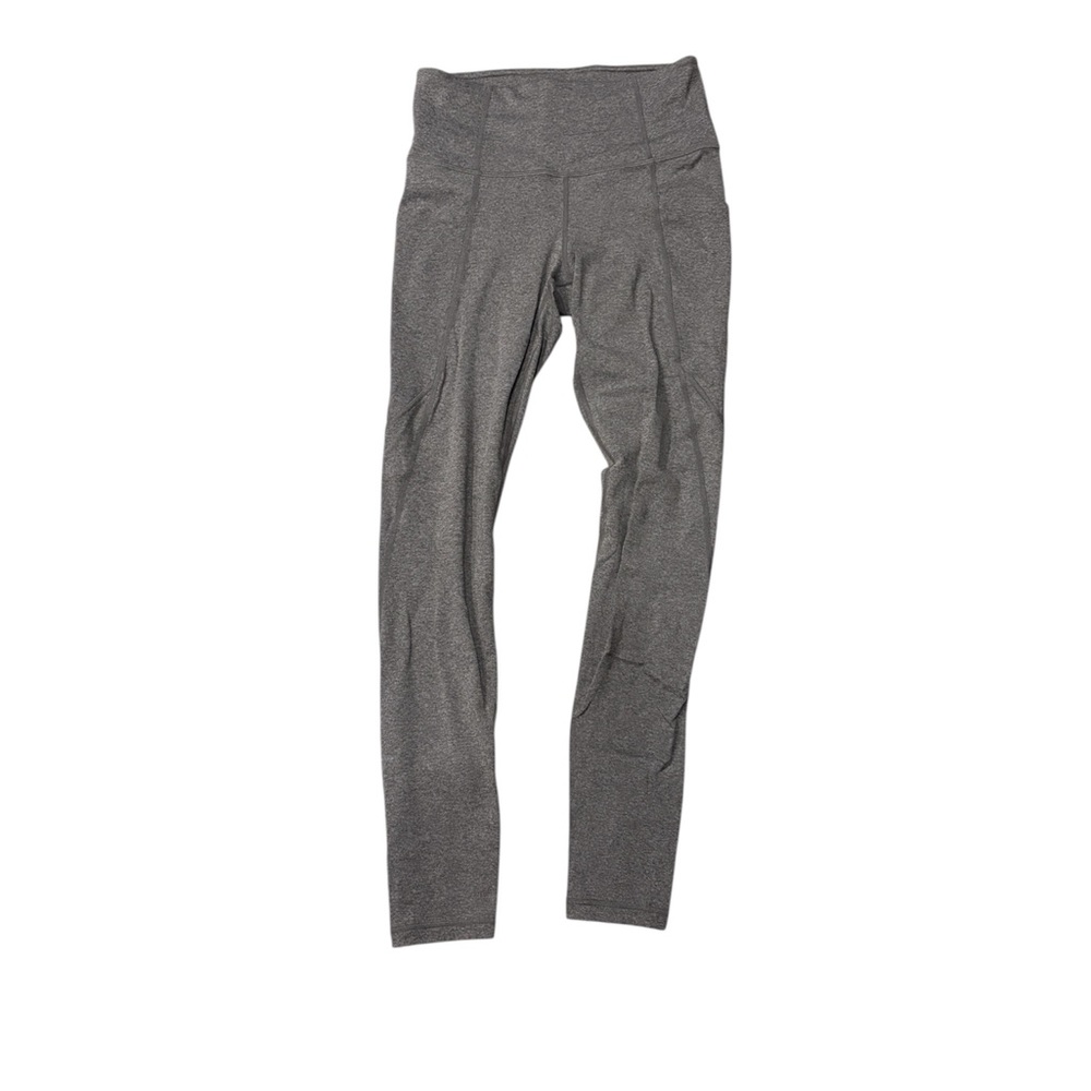 Women’s Gray Active Leggings - High Waist Performance